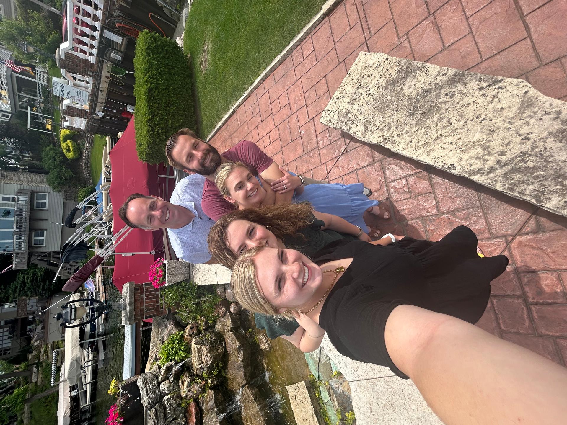 Family outside